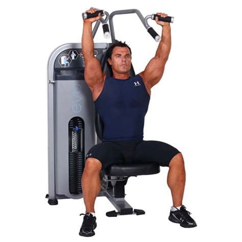 The Machine Overhead Press is a valuable upper-body exercise that targets the shoulders and triceps. It offers a controlled and guided motion, making it beginner-friendly and reducing the risk of injury. The machine's fixed pathway helps isolate the targeted muscles, promoting proper form and muscle engagement.